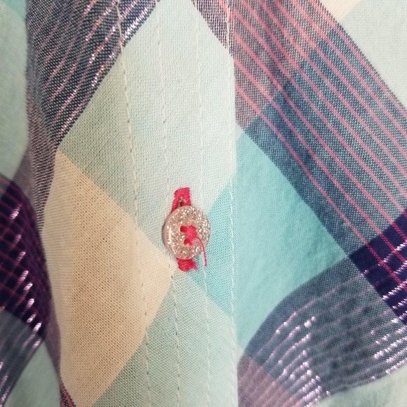 Cruel Girl Women's‎ XXL 14/16 Plaid Western Button Up Shirt Long Sleeve Cowgirl - Picture 5 of 12